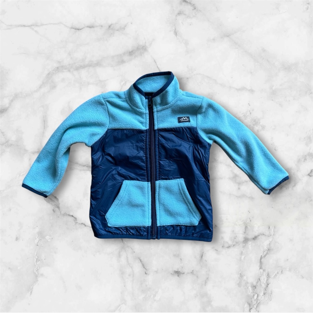 Baby Blue and Light Blue eddie Bauer fleece Jacket